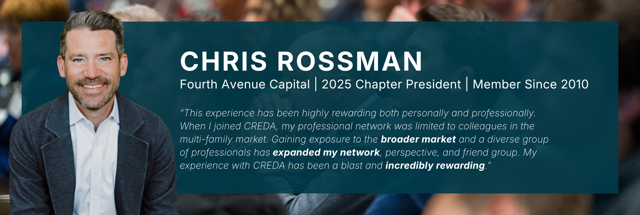 Membership testimonial slide 1